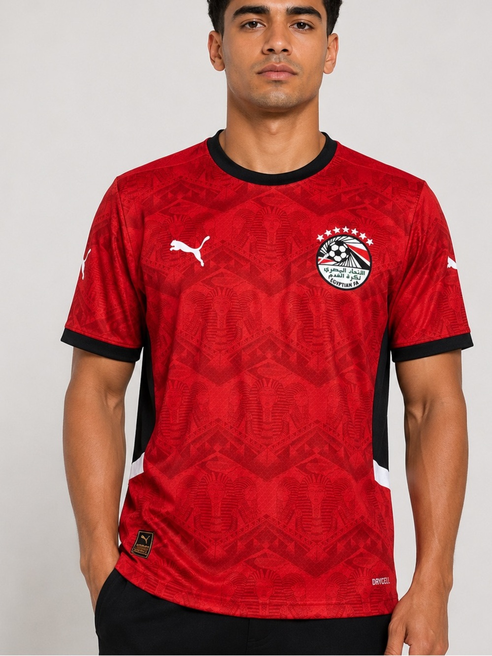 Puma Egypt National Team Home Soccer Jersey Men’s XXL Red DryCELL Egyptian FA